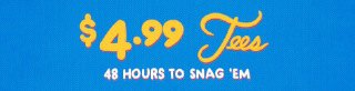 Threadless футболки по $4.99