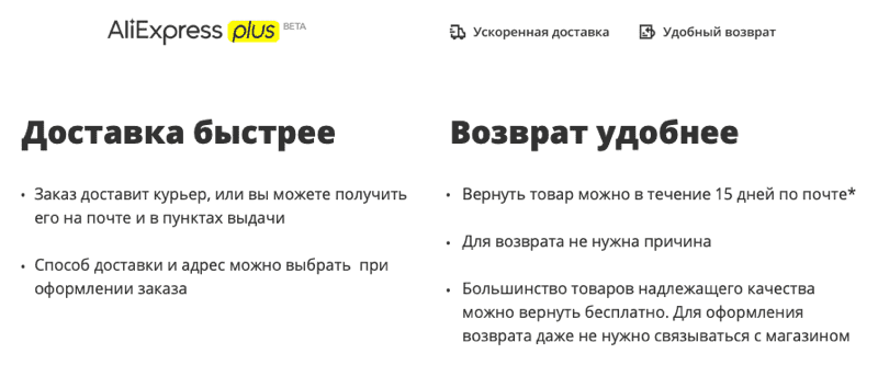 Aliexpress Plus