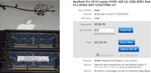 Мой лот на eBay