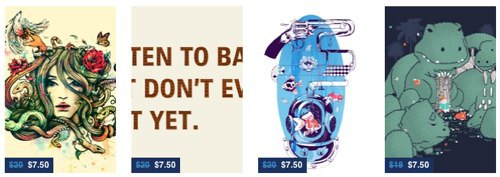 Распродажа футболок в Threadless