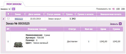 Сумка F5 из Wildberries